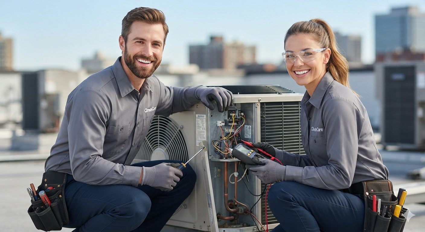 Our HVAC crew on the job across Pierce County